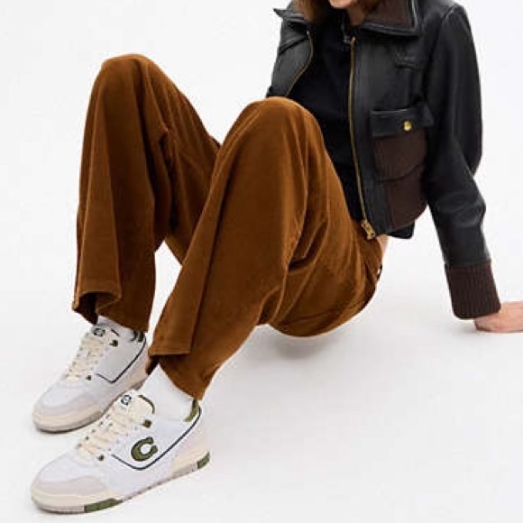 Coach Women’s Soho Sneaker in Olive/Optic White - Size 7 - Picture 3 of 14